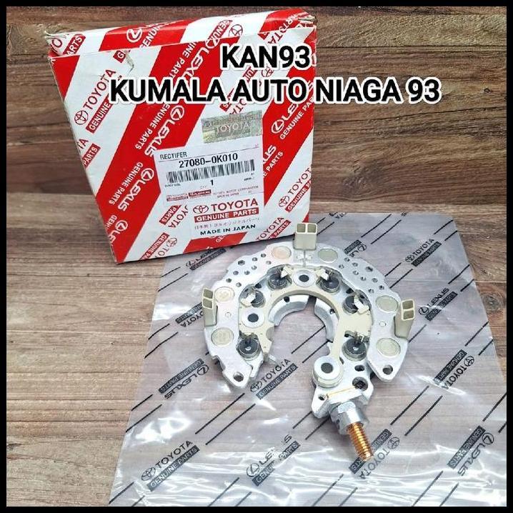 HOT DEAL RECTIFER DIODA-DINAMO CAS ALTERNATOR ASSY TOYOTA INNOVA DIESEL FORTUNER ORIGINAL GARANSI 27