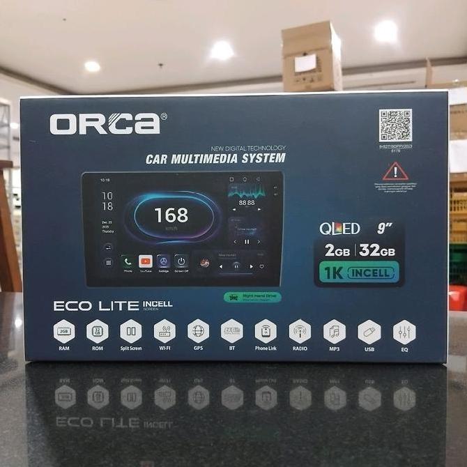 ORCA ECO LITE HEAD UNIT ANDROID MOBIL 2 / 32GB - 9 Inch / 10 Inch