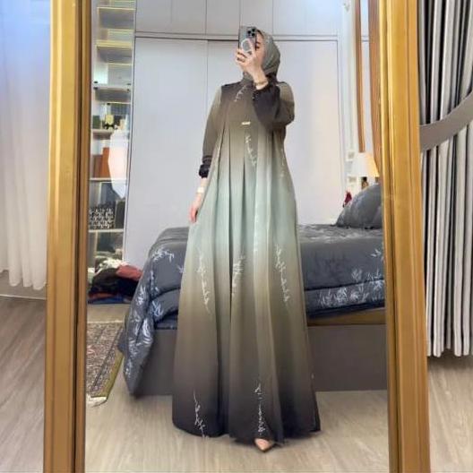 EXCLUSIVE MAHARANIE - WENDA GAMIS SET HIJAB CERUTY FULL FURING WANITA FREE HIJAB KEKINIAN TERBARU