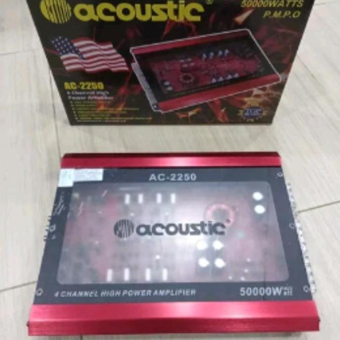 POWER MOBIL 4 CHANNEL ACOUSTIC AC-2250 MOSFET