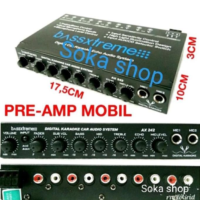 PARAMETRIK MOBIL EQUALIZER BASSXTREME AX-242 KARAOKE