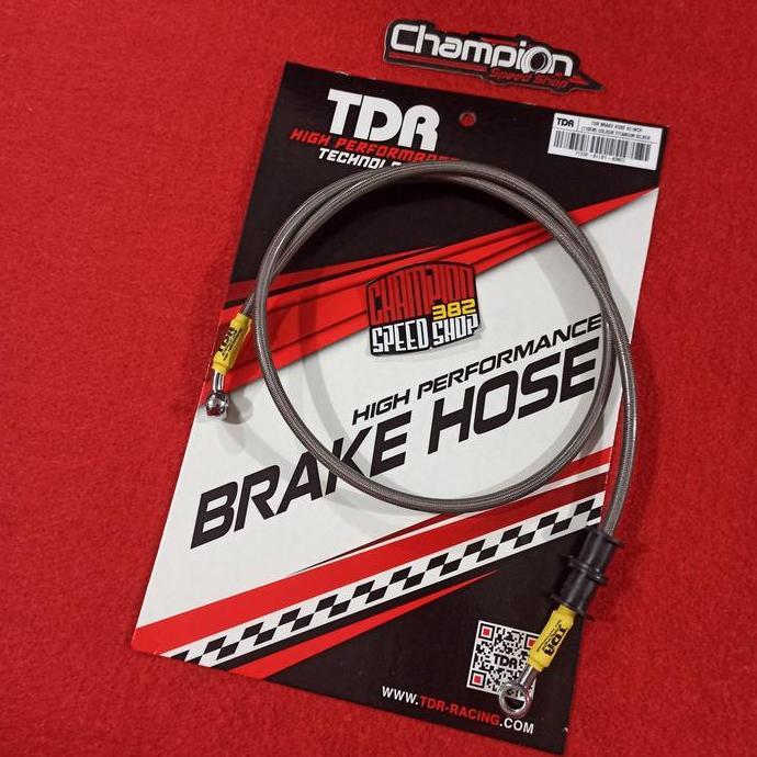 Selang Rem Depan TDR 110cm 110 cm Silver All New NMAX 2020 UP NON ABS