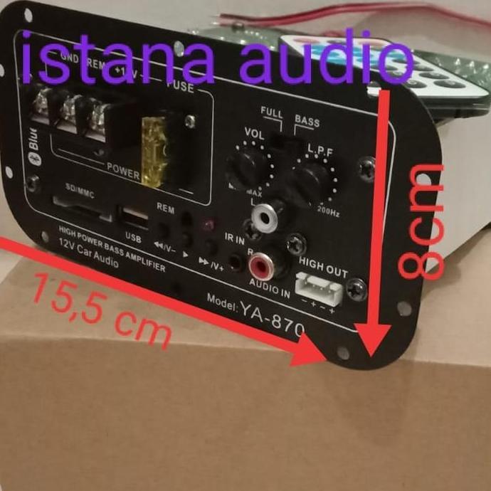 Kit Basstube Mini YA-870 BLUETOOTH USB, MMC 350WATT KUALITAS MANTAP