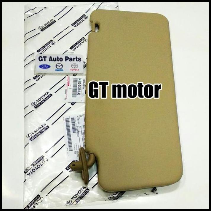 BEST DEAL SUNVISOR SUN VISOR KANAN INNOVA 2004-2008 / FORTUNER / HILUX CREAM 