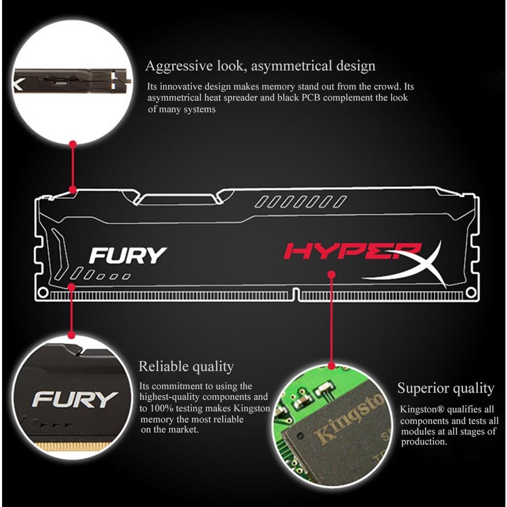 (Jakarta Spot)4GB/8GB Kingston Hyperx Desktop RAM DDR3 1333/1600/1866MHZ PC3-12800 DIMM memory for P