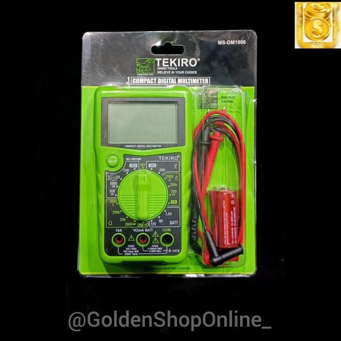 TEKIRO Compact Digital Multimeter - Avometer Tekiro (MS-DM1906)