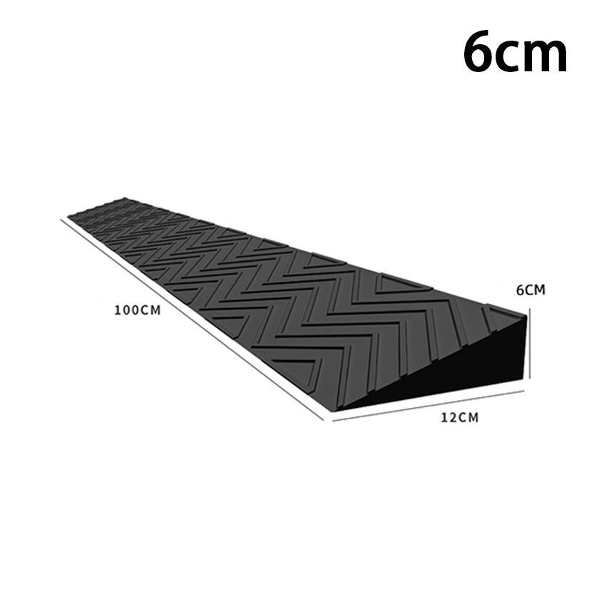 Papan Tanjakan Karet Sepeda Motor / Pijakan Motor Wheelchair Rubber Ramp Ramp Dari Curb Ramp / Tanja