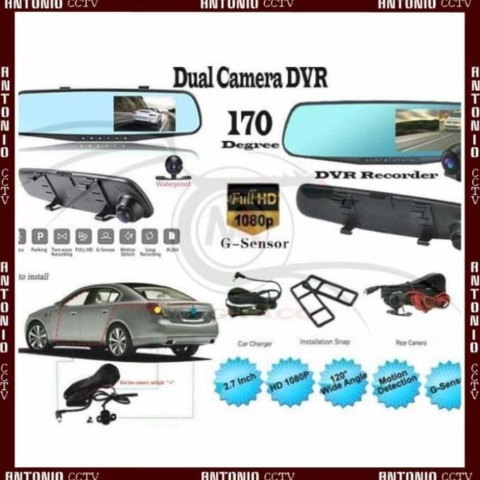 KAMERA CCTV SPION MOBIL 2CAMERA DEPAN BELAKANG