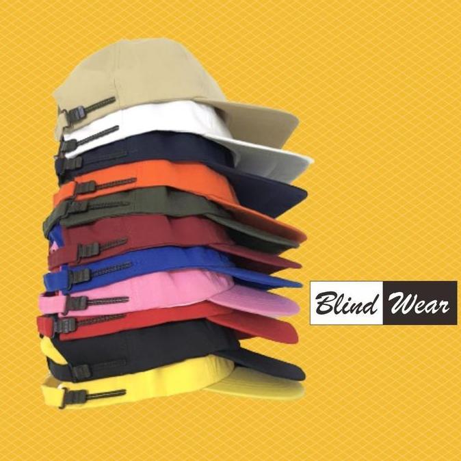 Rotazione- Topi Baseball Cap Besbol Hat Premium Polos Blindwear Cowok Cewek Unisex Kuning Pengait