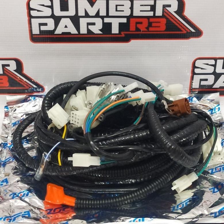kabel body viar 150cc harness wire DC - sparepart motor roda tiga - viar kaisar htm nozomi jialing