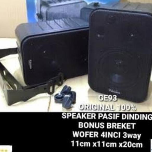 SPEAKER BOX FAHRENHEIT 4" MSB 406 PASIF 3WAY
