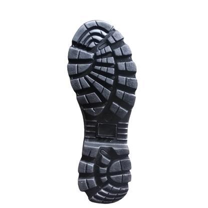 SYIFFASQUARE SOL SEPATU PDL SAFETY HITAM BAHAN KARET MENTAH TERMURAH
