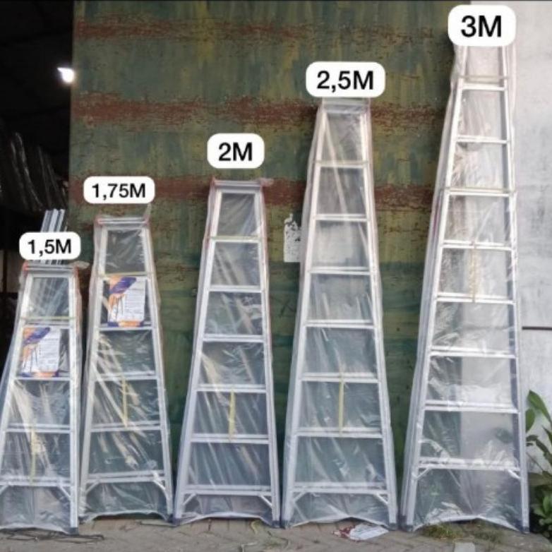 Tangga Lipat aluminium/tangga lipat murah/tangga murah/tangga aluminium