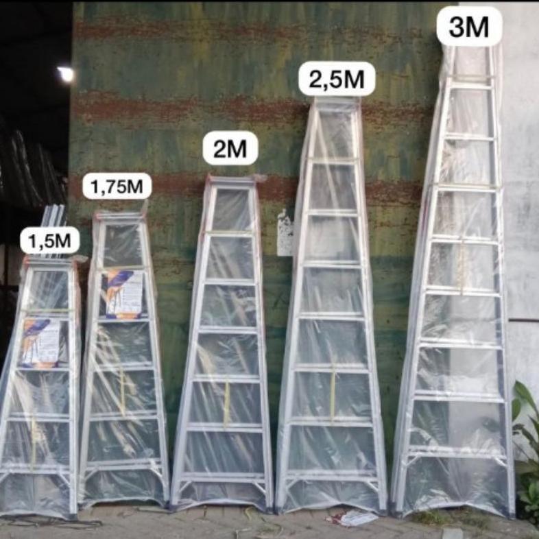 Tangga Lipat aluminium/tangga lipat murah/tangga murah/tangga aluminium