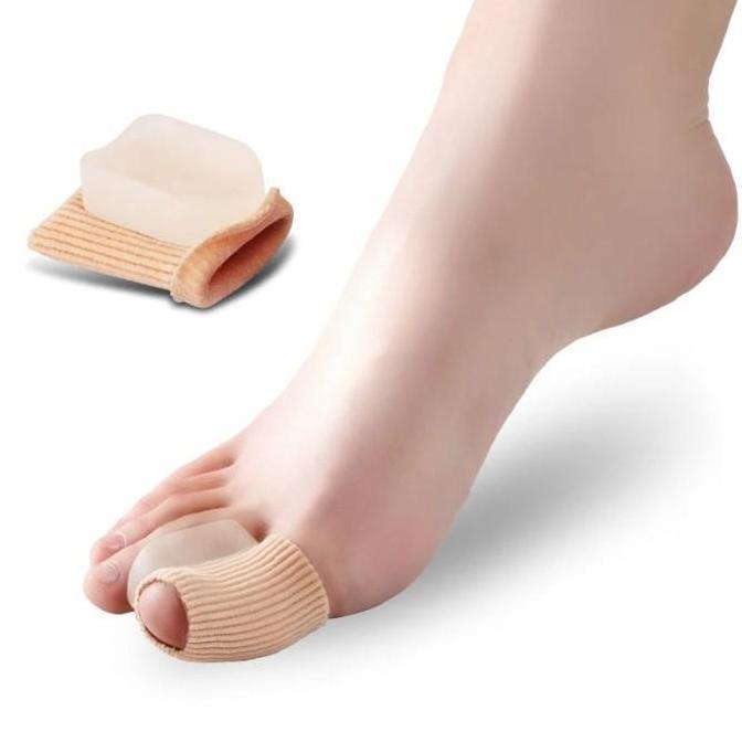 2pcs Silikon Jari Kaki Toe Corrector Bunion Jempol Kaki Bengkok Pelurus Alat Pelurus Jempol Kaki