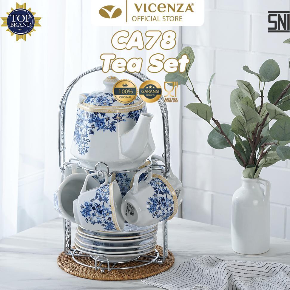 Vicenza Tea Set - Perangkat Cangkir Minum Teh CA78