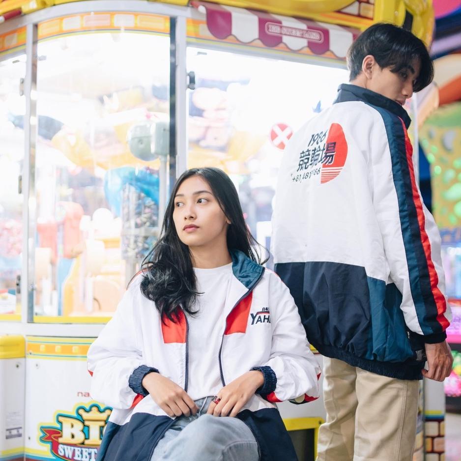 limited club of 1986 yahiko original sporty colorblock vintage windbreaker jacket