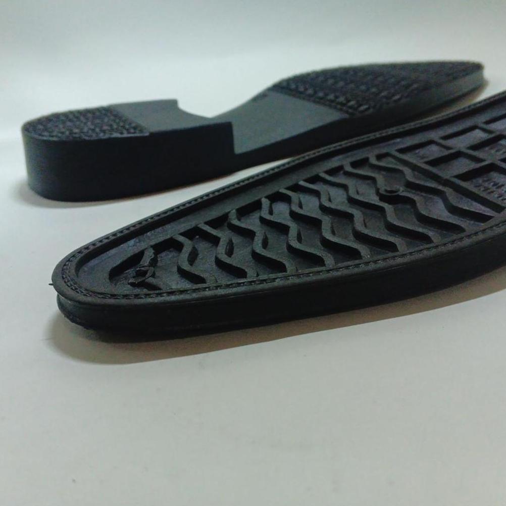 SYIFFASQUARE SOL SEPATU OUTSOLE PANTOFEL LANCIP SHOES PRIA COWOK TPR HITAM SIZE 38-43 -JEFF TERMURAH