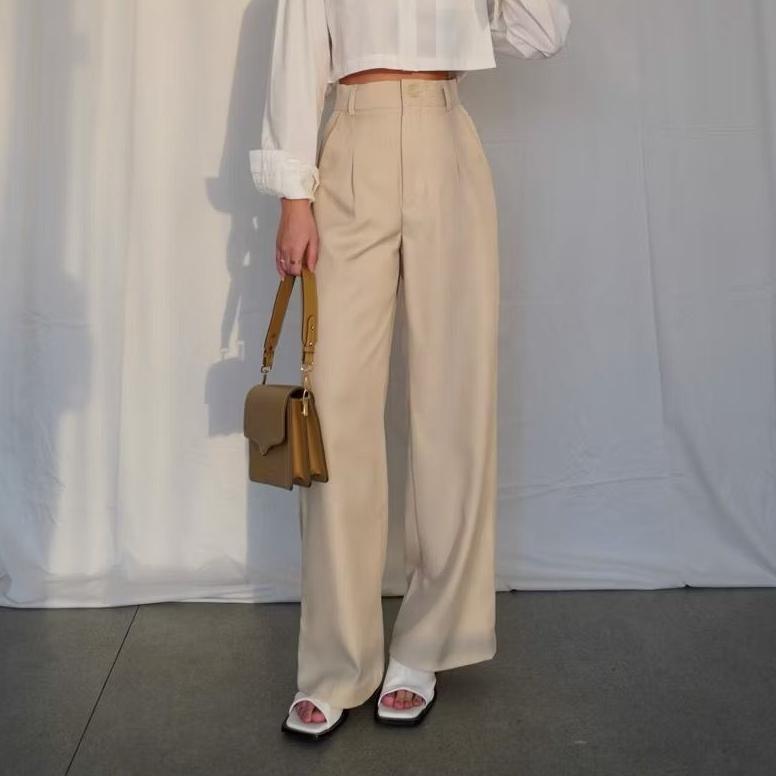 garansi viona pants - celana panjang wanita highwaist - losee pants celana kulot anti kusut
