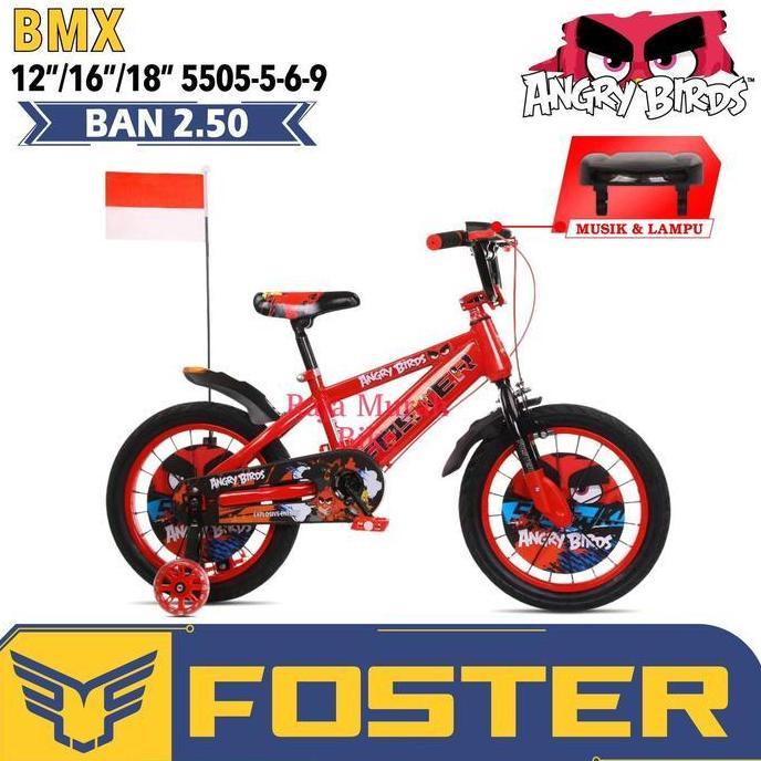 Sepeda Anak Bmx Foster 12 Inch Sepeda Anak Laki Laki BMX 12 Inch Pompa
