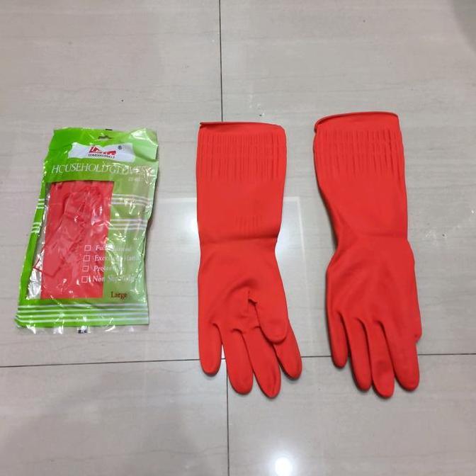 PANJANG IGM Sarung Tangan Karet TEBAL PANJANG IGM / Sarung Tangan Cuci Piring Baju