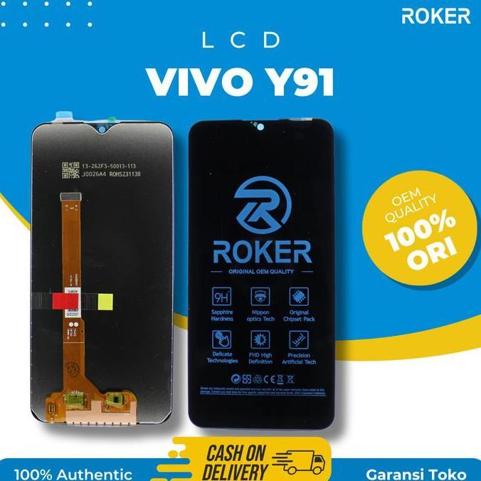 NEW LCD TOUCHSCREEN COMPATIBLE VIVO Y91 Y91C Y93 Y93C Y95 Y1S LCD TS FULLSET ORIGINAL ORI