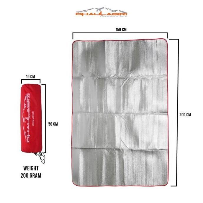 NEW MATRAS ALUMUNIUM FOIL 150X200 DHAULAGIRI LARGE FOIL MATTRESS ORI