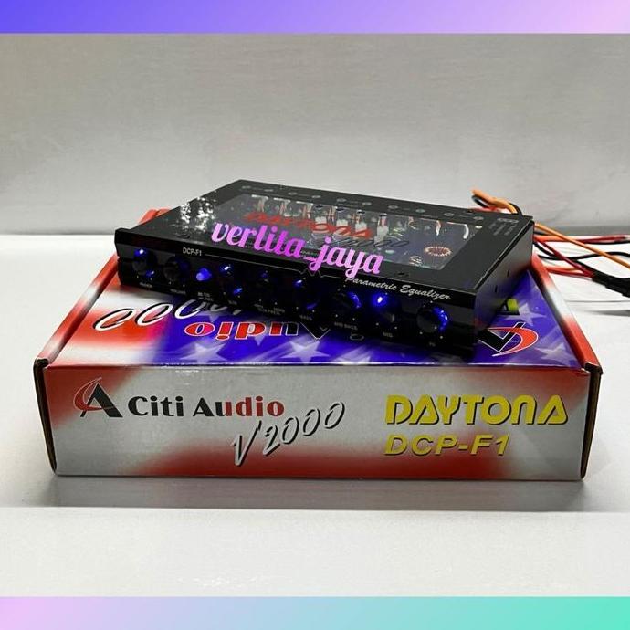 PARAMETRIK EQUALIZER DAYTONA DCF-F1 V2000 TERMURAH CAR AUDIO MOBIL