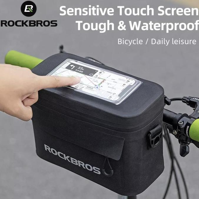 Rockbros AS-011 Tas SepedaBike Frame Handlebar Bag Bicycle Bike