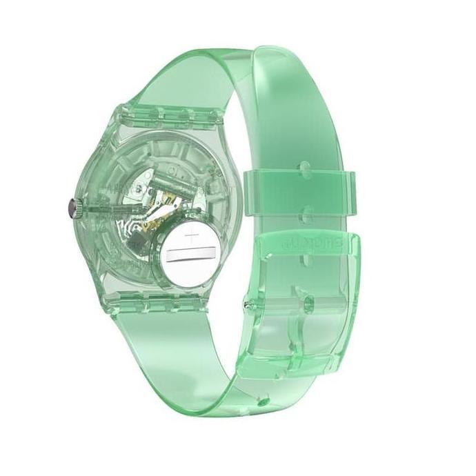 Ready  Swatch Analog Jam Tangan Wanita Karet Hijau GG225 AMAZO-NIGHT Original