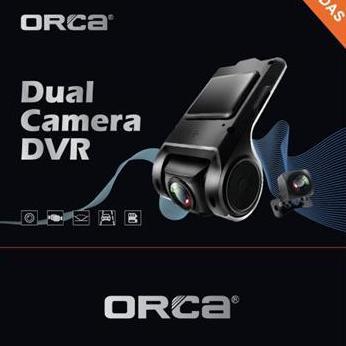 BEBAS ONGKIR - DVR dual camera ORCA car mobil kamera dashcam AHD