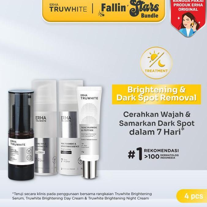 Naysillia_T - Erha Truwhite Brightening & Dark Spot Removal Set - Paket Pencerah Wajah