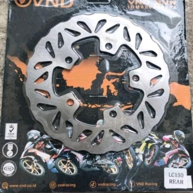 Piringan Vnd Cakram Mx King Belakang / Mx King Discbrake Lc150 Baut 5