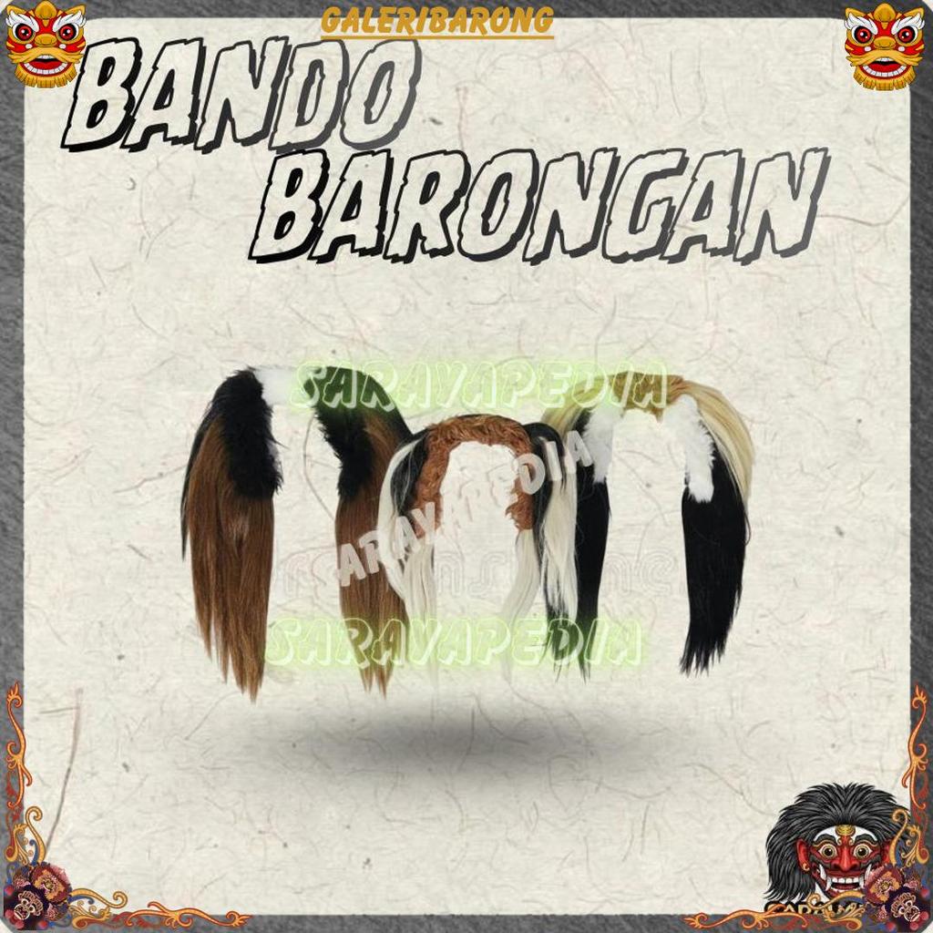 Bando Barongan Bando Pentas Rambut Sintesis Sry Cod