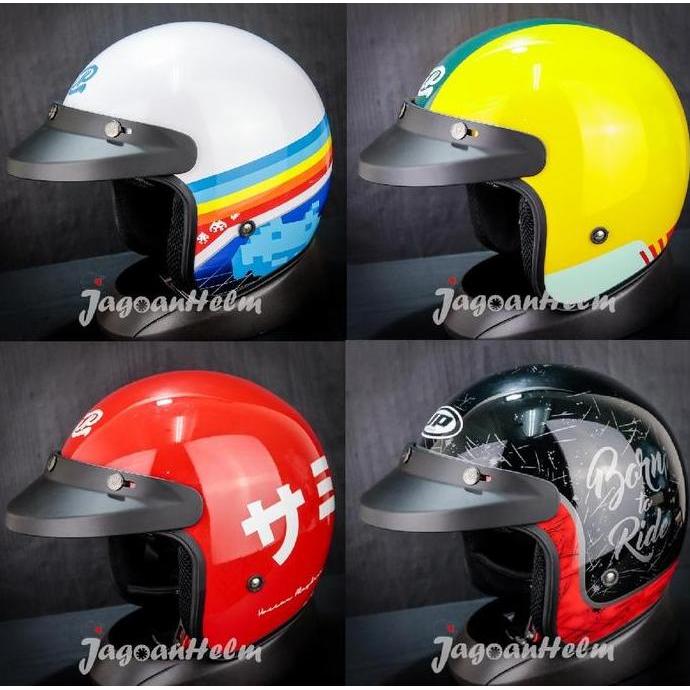 JPX HELM JP RETRO NEW BIGIE | MOTIF | JPRETRO