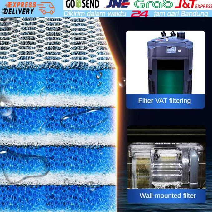 AYOBAKUL Filter Aquarium Spons Filter Biokimia Media Filter Untuk Akuarium Ikan