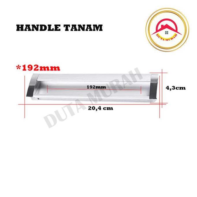 AYOBAKUL Tarikan Laci/Lemari/ Tarikan Handel Laci/Lemari Tanam Plastik 192 S
