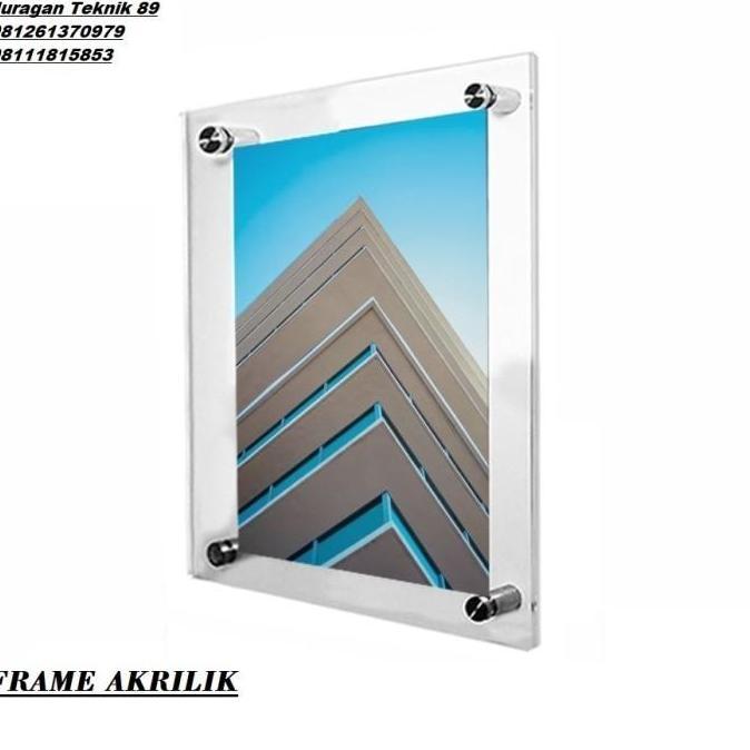acrylic display / display akrilik / frame akrilik / frame acrylic A3