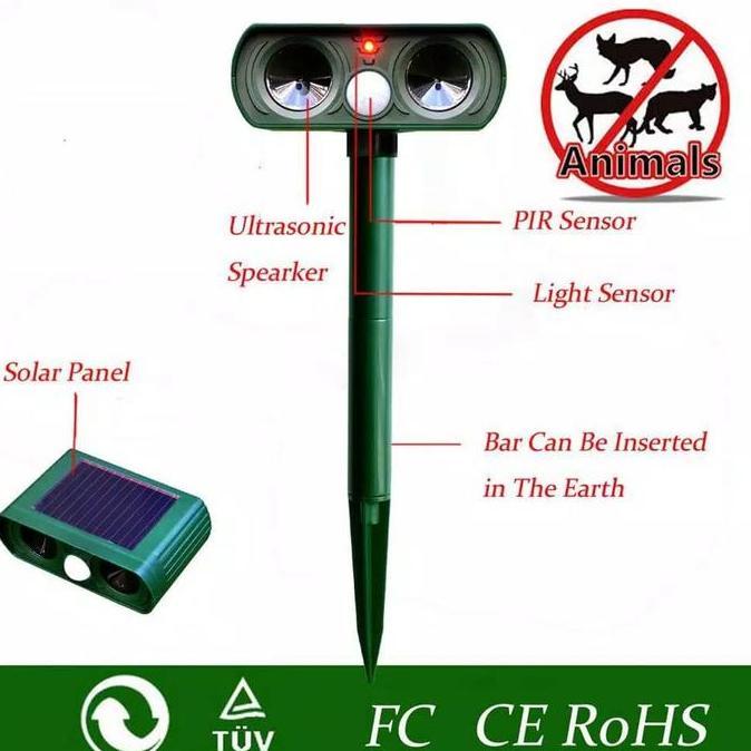 Leone- Alat Pengusir Hewan Anjing / Kucing / Rubah Ultrasonik