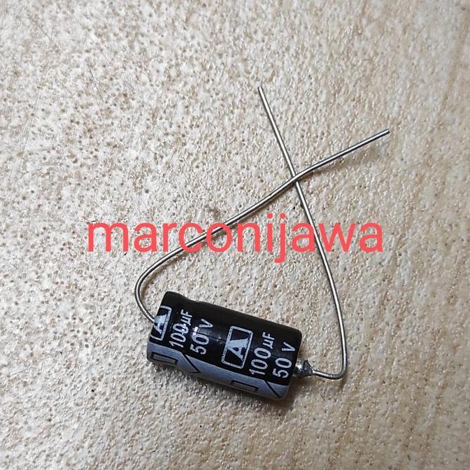 Ready Capasitor 100uf 50V axial