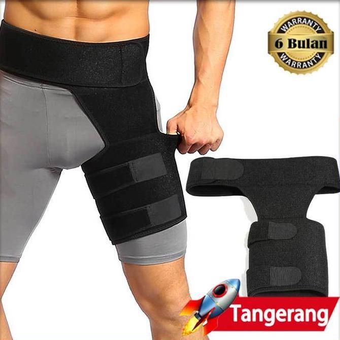 XLOGIPO Hip Joint Support Panjang 116cm Stabilizer Deker Paha Panggul Strap Penyangga Paha