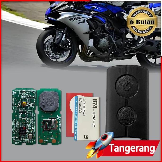 AMERZANA Keyless Kunci Remote / Motorcycle Remote Control Key Chip ID49 433MHZ