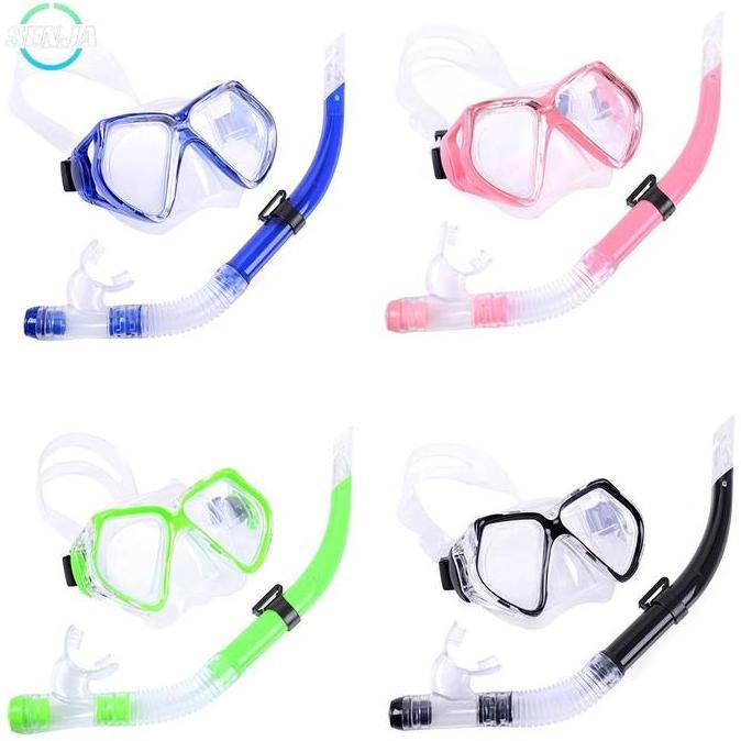SMG Kacamata Selam Snorkeling Anti Kabut Kaca Tempered Aman Nyaman