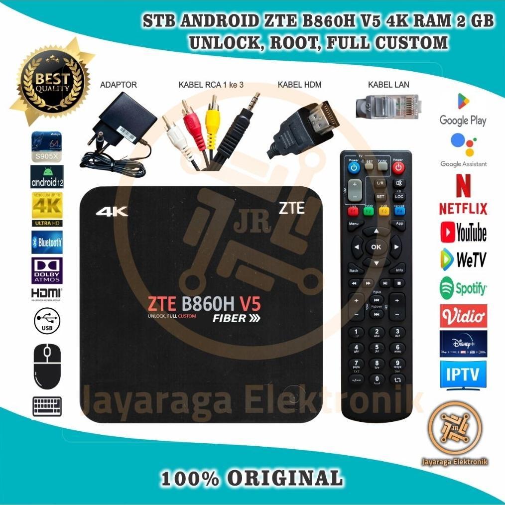 Promo PROMO STB Android Smat TV Box B86OH V5 4K TERBARU OS 12 NEW UI Unlock Root Full Custom Plug an