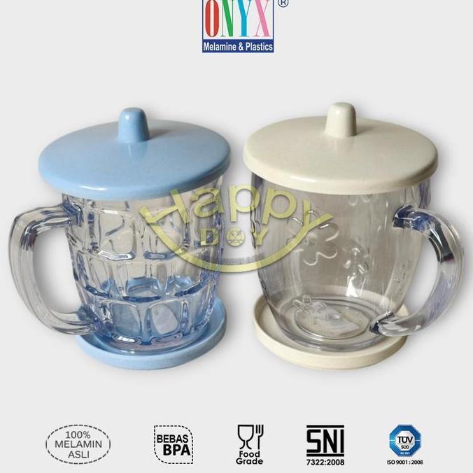 Ready TUTUP GELAS | TUTUP MELAMIN | TUTUP MUG ANTI PANAS + TATAKAN MELAMIN 9.2CM ONYX