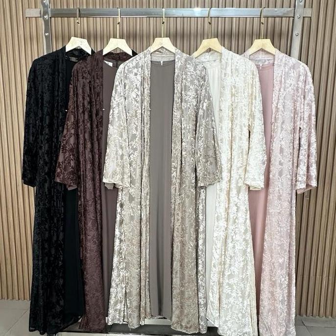 Balqis Dress / Dress 2 in 1 / Inner dan Outer / Gamis wanita