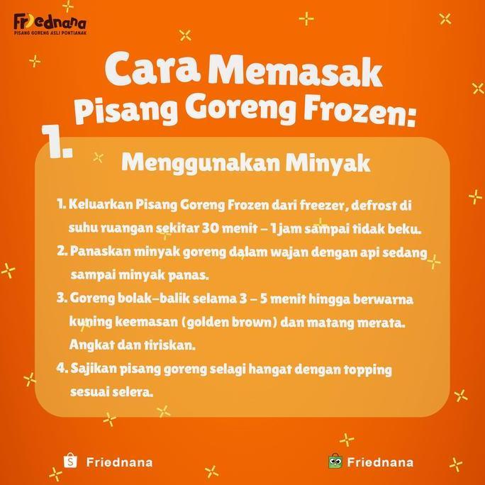 Pisang Goreng Kipas Frozen HJ