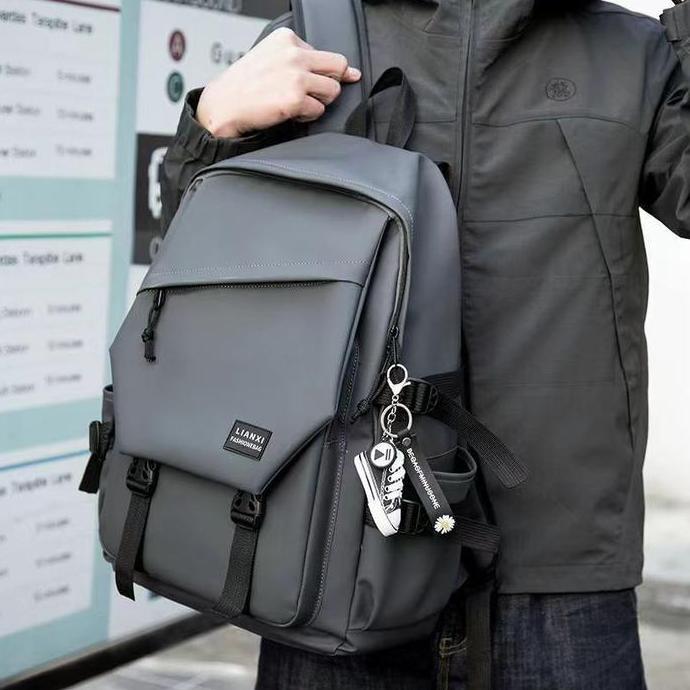 HOLO Tas Ransel Cowok Tas Sekolah Tas Traveling Premium Kuat Backpack Tas Kuliah Pria Waterproof NS