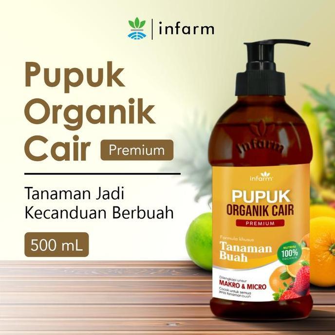 Glasrai- Infarm - Pupuk Organik Cair Tanaman Buah 500Ml Poc Kompos Kalium Pupuk Cair Organik Pupuk B