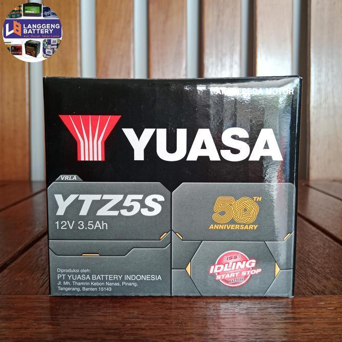 Aki Motor Vario 110 Mio Soul Gt Beat Vixion Yuasa Ytz5S Aki Kering